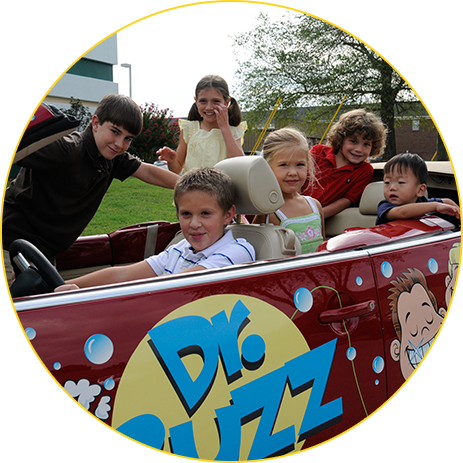 Dr. Buzz Kids in Car